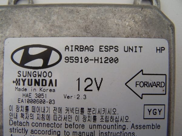 Hyundai Terracan  Airbag ECU ( 2001-2003) P/N 95910-H1200