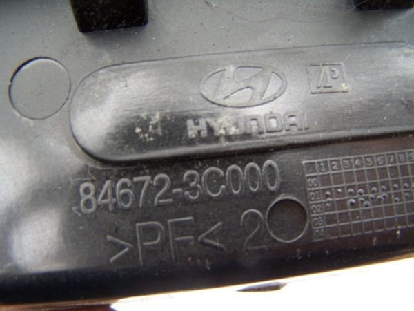 Hyundai Terracan Rear ashtray ( 2001-2003) P/N 84672-3C000