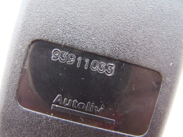 Peugeot 308 Hatchback Rear left seatbelt clip (2008-2010)  P/N 93911033