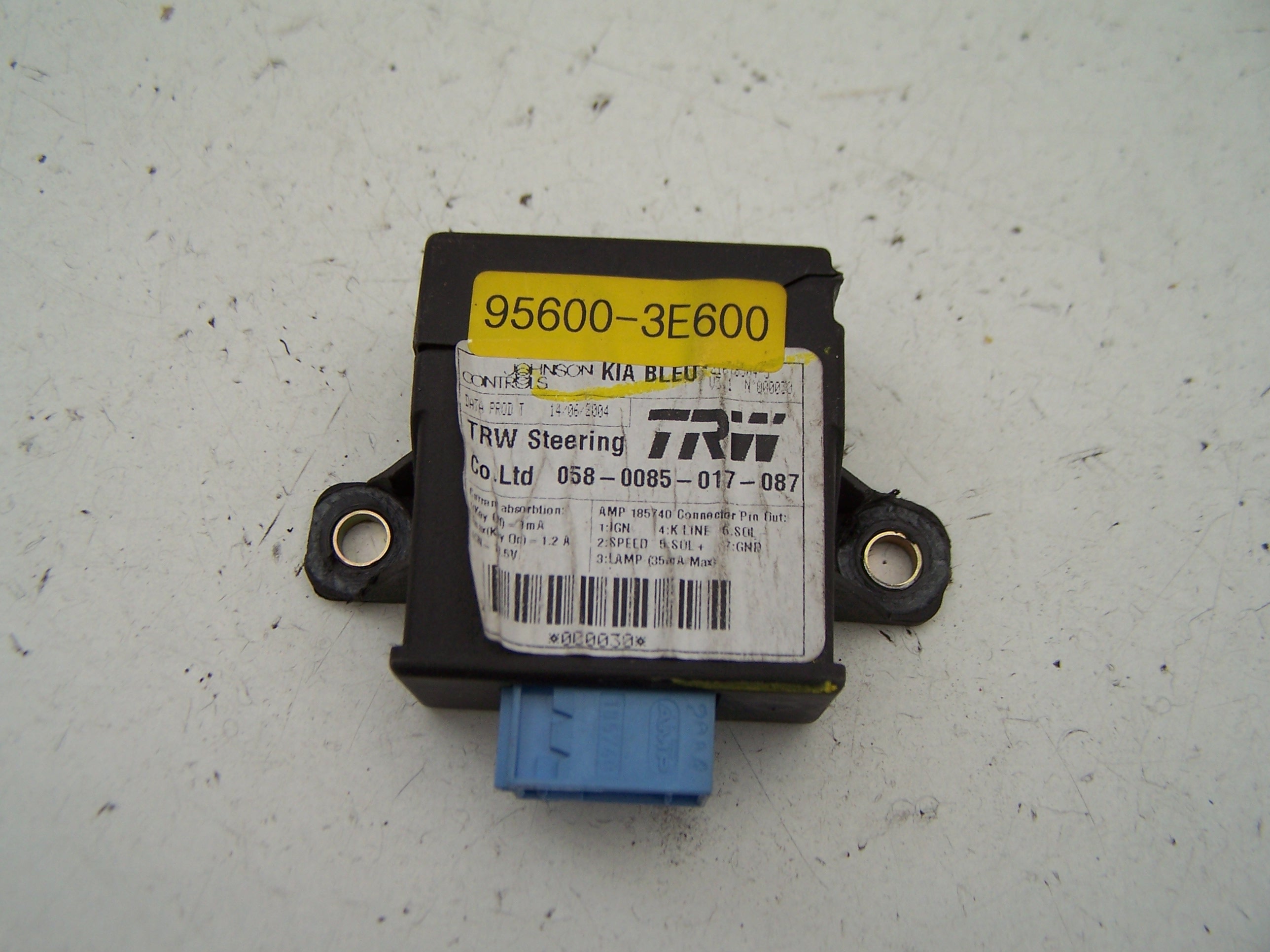 Kia Sorento Steering relay P/N 95600-3E600 (2003-2006)